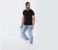 Petro OU10000 Distressed Striped Skinny Fit Jeans 33-Blue 3 in UAE