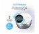 Promate Glint-2.EU Portable 2.4A Dual Port USB Wall Charger with Touch Sensitive Soothing Night LED Light, White 5 in UAE