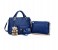 4 Pcs Bags Set with Key Chain 27260 Blue 1 in UAE