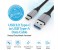 Promate UniLink-CAF USB-C to USB 3.0 Type-A Data and Charging Cable - Grey 3 in UAE