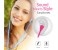Promate Lacey Flat Trendy Tangle Free Lace Design Headphones with Built-in Microphone, Pink 3 in OMAN