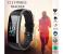 C12 Fitness Tracker Bluetooth Smart Bracelet Heart Rate Monitor - Black 1 in UAE