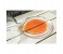 Cok CE-158-NM02N 12.3 cm Glass Container with Round Base - Orange 2 in UAE