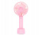  Zooni Rechargeable USB Mini Desktop Fan With Lanyard - Pink 1 in UAE