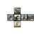 V-Cube 00.0256 Dinosaurs - 2 Pillow Multicolor 3 in UAE