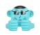 Promate Ape Mini High Definition Wireless Monkey Speaker With Smartphone Stand - Blue 1 in OMAN