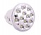 Sonashi SRB-121-R 12 Piece Rechargeable LED Pin Type Bulb with Remote Control - White 1 in OMAN
