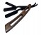 Tips & Toes TT-698 Professional Straight Razor for Classic Shaving, Pure Natural Wood Handmade Handle 4 in UAE