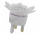 Taqdeer Flower Shape 0.5 Watts Wall Plug LED Night Light DL-6307 White 1 in OMAN
