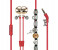 Promate VOGUE-2 Wristband Style Wired Stereo Earphone - Red 1 in UAE