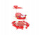 Baby Plus BP8313 Baby Walker Cum Rocker - Red 1 in UAE