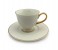 Qualitier QA-IP-3305-06 16 CM Gold Border Cup & Saucer for Cup - White 1 in UAE