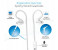 Promate Active Stereo Sweat Proof Sports Headphone, White 1 in UAE
