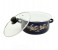 Sonashi SEW-015 Enamel Cookware Casserole Set with Lids, Yellow Floral Design - 5 Pieces 2 in UAE