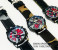 Bwin Sport Military Maglo Faxes Leather Strap Watchs Pack of 3 1 in UAE