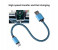 Fast Charging Nylon Type C USB Data Cable STCAD1 Multicolor 10 in OMAN