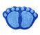 In-house DM-1617 Door Mat with Foot Print Design Assorted 1 in UAE