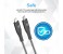 Promate UniLink-LTC2 USB Type-C OTG Cable with Lightning Connector - Grey 5 in UAE