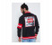 Lynk LY10037 Printed Bomber Jacket For Men L - Black 2 in UAE