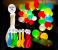 8 LED Light up Balloons - Premium Mixed Colored Blinking And Changing Colors with Flashing Party Lights Lasts 12-24 Hours 1 in UAE