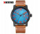 Curren 8254 Analog Quartz Watch For Men Brown and Blue 1 in UAE