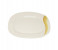 Royalford RF8050 12-inch Melamine Ware Super Rays Oval Plate - Ivory & Yellow 1 in UAE