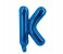 Party Time K-B-803249 Letter K 16 Inch Foil Balloon Blue 1 in UAE