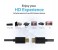 Promate LinkMate-H1L Premium 24K Gold Plated HDMI Cable - Black 7 in UAE