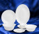 Royalford RF7375 82 Pieces Round Opal Ware Dinner Set - White 6 in UAE