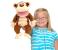 Fiesta Crafts T-2343 Hand Puppet Monkey Brown, Pink 1 in OMAN