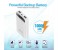 Promate Card-10 10050 mAh Portable Charger Power Bank with Ultra Fast Dual 2.4A USB Port , White 4 in UAE