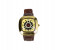 Timezone Strap Watch for Men - Gold 1 in UAE
