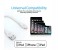 Promate LinkMate-LTS Premium Sync & Charge 20CM Flat Cable with Lightning Connector - White 6 in UAE