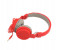 TVOS Comfort Head Phone with HiFi Sound Blocks Red and Grey 2 in OMAN