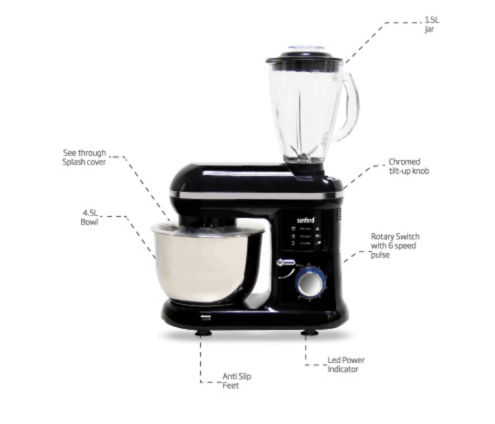 Sanford SF1365SM Stand Mixer - 1000Watts 2 in UAE