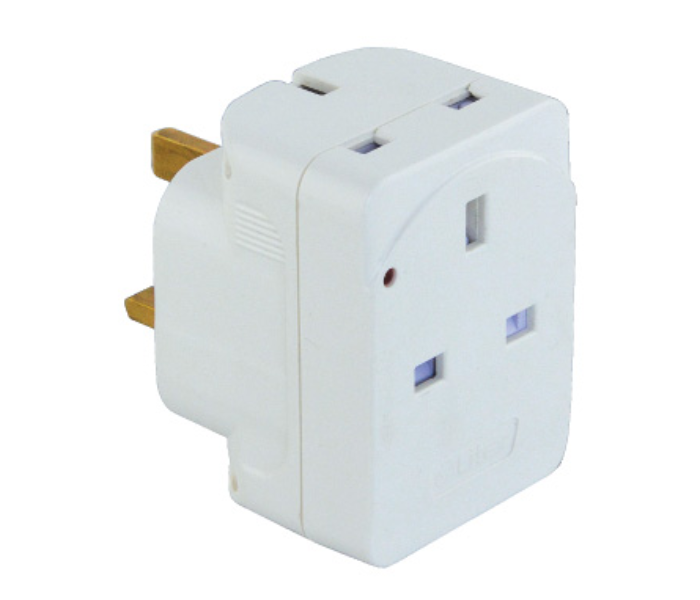 Sanford SF283ADP Two Way Universal Adaptor - White 1 in UAE