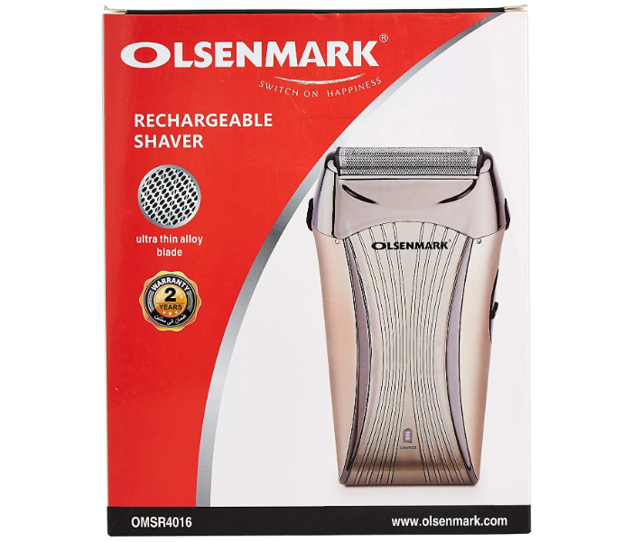 Olsenmark OMSR4016 Rechargeable Shaver Ivory 2 in OMAN