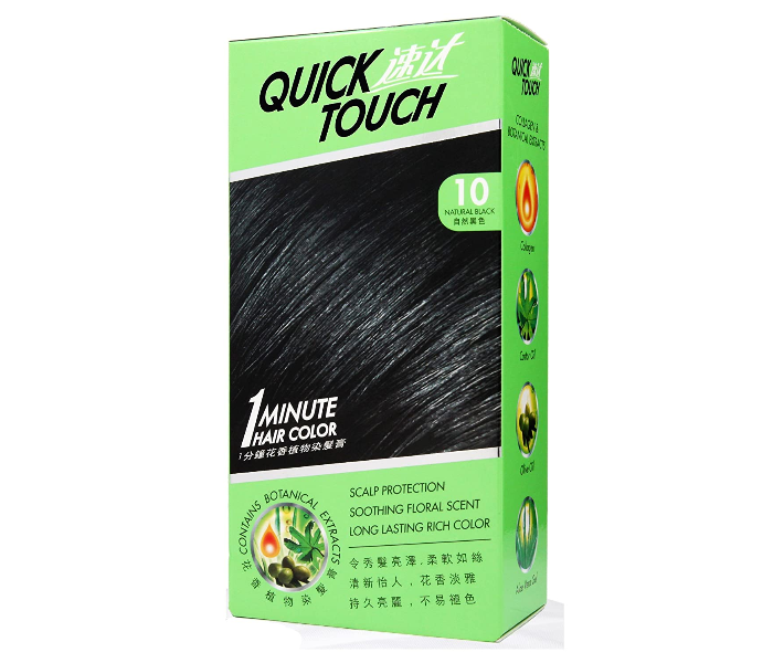 Quick Touch QT10 1 Minute Hair Dye Natural Black 1 in UAE