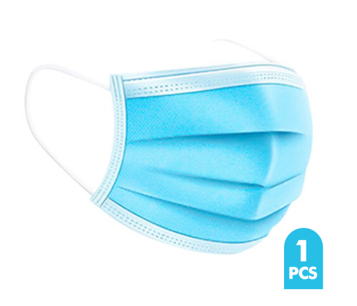 Disposable 3-Layer Earloop Mouth Face Mask - 1 pc 2 in UAE