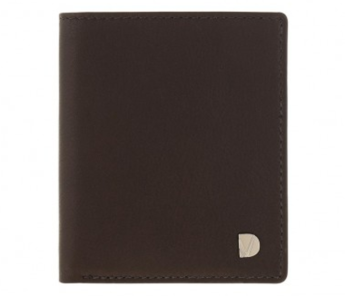 Dion Villard DVL1931BR Bi-fold Leather Wallet for Men - Brown 1 in UAE