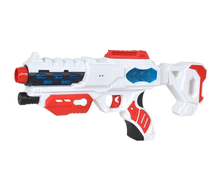 N... Red Or Blue Laser Space Gun Blaster Toy JEWELS FASHION Light Up Toy Gun 