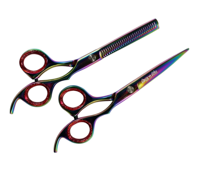 Tips & Toes TT759 Professional Barber Razor Shears Kit - Titanium 1 in UAE