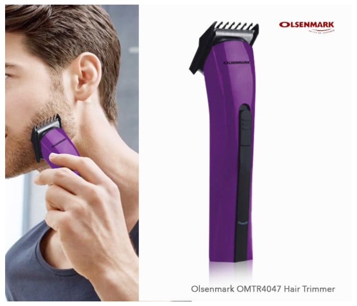 Olsenmark OMTR4047 Hair and Beard Trimmer - Violet 2 in UAE