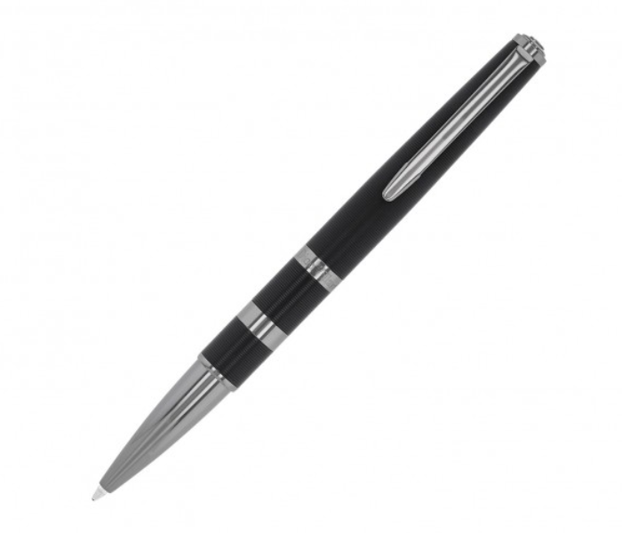 Dion Villard DVP19031 Matte Black Ball Pen - Black and Silver 1 in UAE