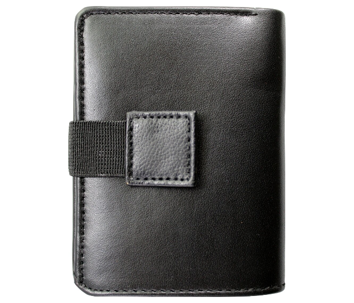 Leather Leaf LL-101 Genuine Leather Wallet for Men- Black 1 in UAE