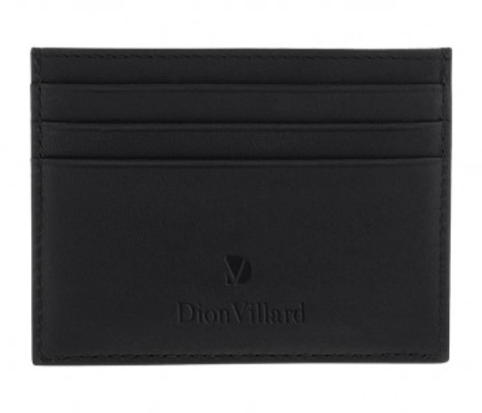 Dion Villard DVL1925B Leather Wallet with Card Holder for Men - Black 2 in UAE