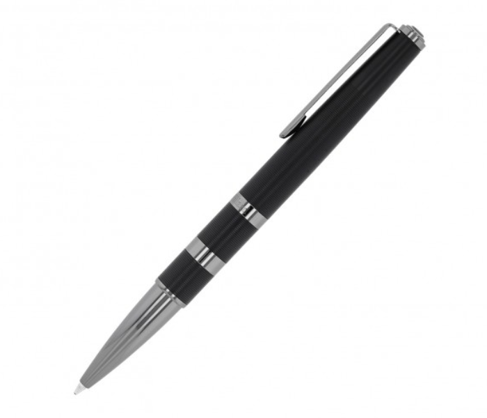 Dion Villard DVP19031 Matte Black Ball Pen - Black and Silver 2 in UAE