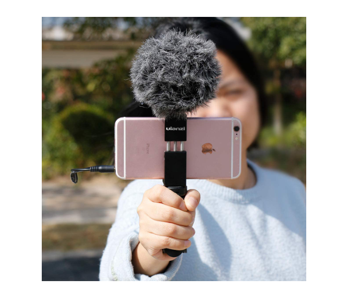 Boya BY-MM1 LU-D4700 YouTube TikTok Vlogging Facebook Live stream Recording Mini Cardioid Microphone Black 7 in UAE
