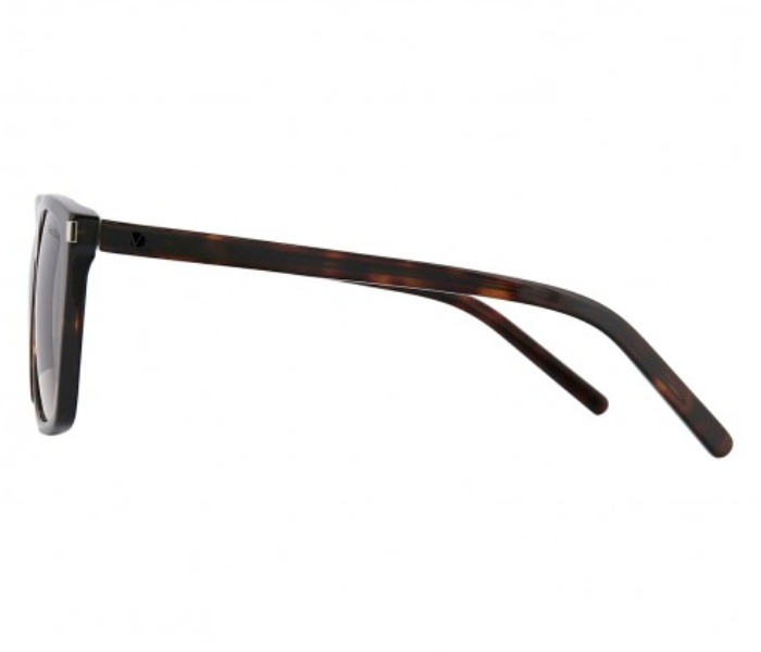 Dion Villard DVSG19037D Retro Square Shape Sunglasses for Men - Black and Beige 3 in UAE
