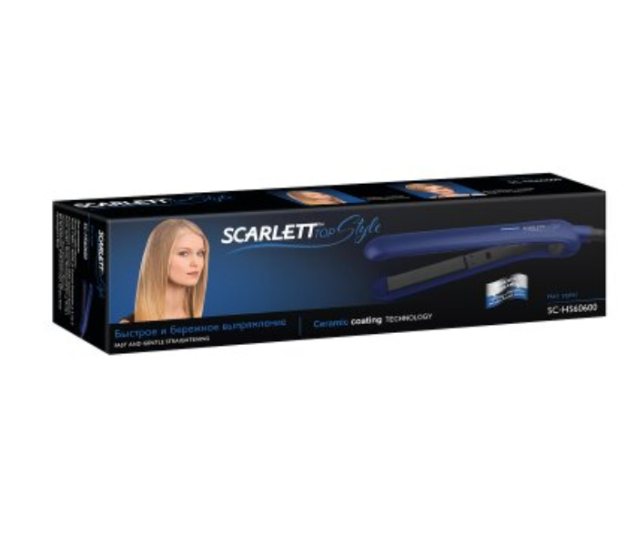 Scarlett SC-HS60600 Hair Straightening Iron Blue 1 in UAE